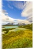 Bright Lenticular Clouds, Mountains and Lake, Torres del Paine National Park by Anonymous