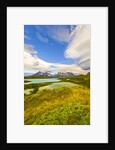 Bright Lenticular Clouds, Mountains and Lake, Torres del Paine National Park by Anonymous