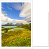 Bright Lenticular Clouds, Mountains and Lake, Torres del Paine National Park by Anonymous