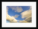 Cumulus and Lenticular Clouds at Sunrise by Anonymous