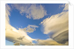 Cumulus and Lenticular Clouds at Sunrise by Anonymous