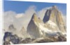 Fitzroy Massif and Cumulus Clouds by Anonymous