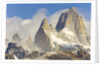 Fitzroy Massif and Cumulus Clouds by Anonymous