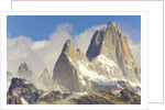 Fitzroy Massif and Cumulus Clouds by Anonymous