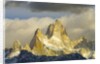 Fitzroy Massif and Cumulus Clouds at Sunrise by Anonymous
