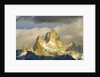 Fitzroy Massif and Cumulus Clouds at Sunrise by Anonymous