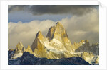 Fitzroy Massif and Cumulus Clouds at Sunrise by Anonymous