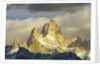 Fitzroy Massif and Cumulus Clouds at Sunrise by Anonymous