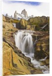 Waterfalls Cascading over Rocks near Fitzroy Range by Anonymous