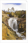 Waterfalls Cascading over Rocks near Fitzroy Range by Anonymous