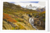 Waterfalls Cascading over Rocks near Fitzroy Range by Anonymous
