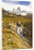 Waterfalls Cascading over Rocks near Fitzroy Range by Anonymous