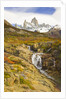 Waterfalls Cascading over Rocks near Fitzroy Range by Anonymous