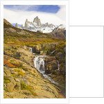 Waterfalls Cascading over Rocks near Fitzroy Range by Anonymous