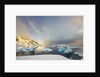 Evening Light on Mountains and Icebergs on Antarctic Peninsula by Anonymous
