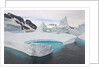 Stranded Icebergs in Shallow Bay Near Boothe Island by Anonymous