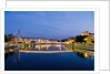 Palais du Justice Footbridge Reflecting on the Saone by Anonymous