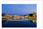 Palais du Justice Footbridge Reflecting on the Saone by Anonymous