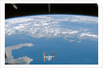 International Space Station Over the Ionian Sea by Anonymous