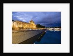 View of the Rhone and Hotel Dieu from Pont de la Guillotiere by Anonymous