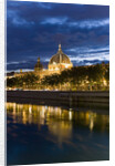 View of the Rhone and Hotel Dieu from Pont Wilson by Anonymous