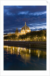 View of the Rhone and Hotel Dieu from Pont Wilson by Anonymous