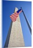 Washington Monument and American Flag by Anonymous