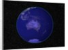 City Lights in Dark View of Australia and Oceania by Anonymous