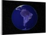 City Lights in Dark View of South America by Anonymous