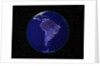 City Lights in Dark View of South America by Anonymous