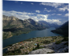 Waterton Park Village on Shore of Waterton Lakes by Anonymous