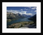 Waterton Park Village on Shore of Waterton Lakes by Anonymous