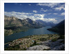Waterton Park Village on Shore of Waterton Lakes by Anonymous
