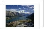 Waterton Park Village on Shore of Waterton Lakes by Anonymous