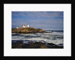Heavy Surf near Cape Neddick Lighthouse by Anonymous
