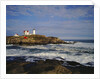 Heavy Surf near Cape Neddick Lighthouse by Anonymous