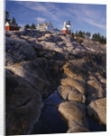 Pemaquid Lighthouse above Rocky Coastline by Anonymous