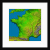 Topographic Image of France by Anonymous