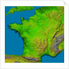 Topographic Image of France by Anonymous