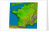 Topographic Image of France by Anonymous
