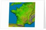 Topographic Image of France by Anonymous