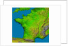 Topographic Image of France by Anonymous