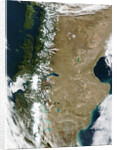 Patagonian Andes Mountains Separating Chile and Argentina by Anonymous