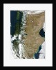 Patagonian Andes Mountains Separating Chile and Argentina by Anonymous
