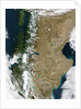 Patagonian Andes Mountains Separating Chile and Argentina by Anonymous