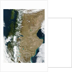 Patagonian Andes Mountains Separating Chile and Argentina by Anonymous