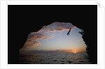 Young Man Diving into Sea at Pirate's Cave by Anonymous