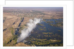Victoria Falls on the Border of Zambia and Zimbabwe by Anonymous