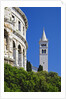 Roman Amphitheater and Church Bell Tower in Pula by Anonymous