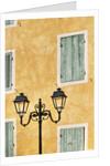 Street Light and Typical Provencal Architecture in Orange by Anonymous